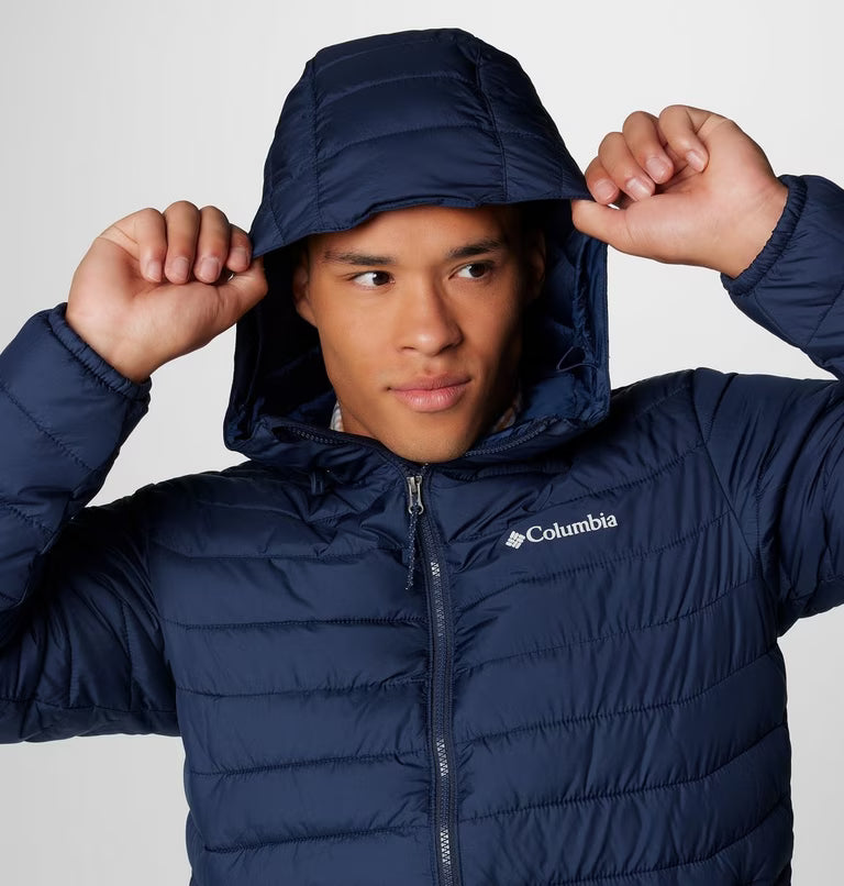Men’s Powder Lite™ II Hooded Insulated Jacket Navy