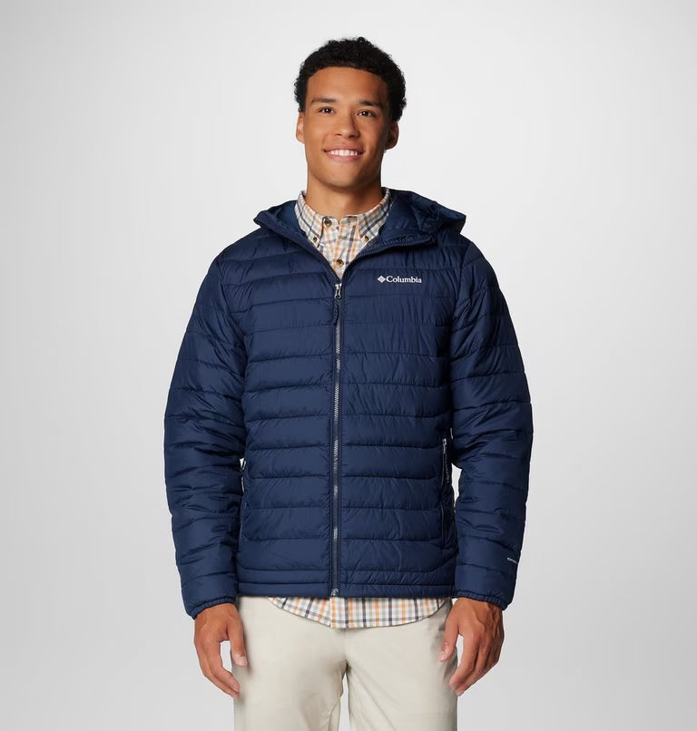 Men’s Powder Lite™ II Hooded Insulated Jacket Navy