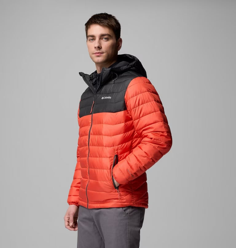 Men’s Powder Lite™ II Hooded Insulated Jacket Orange