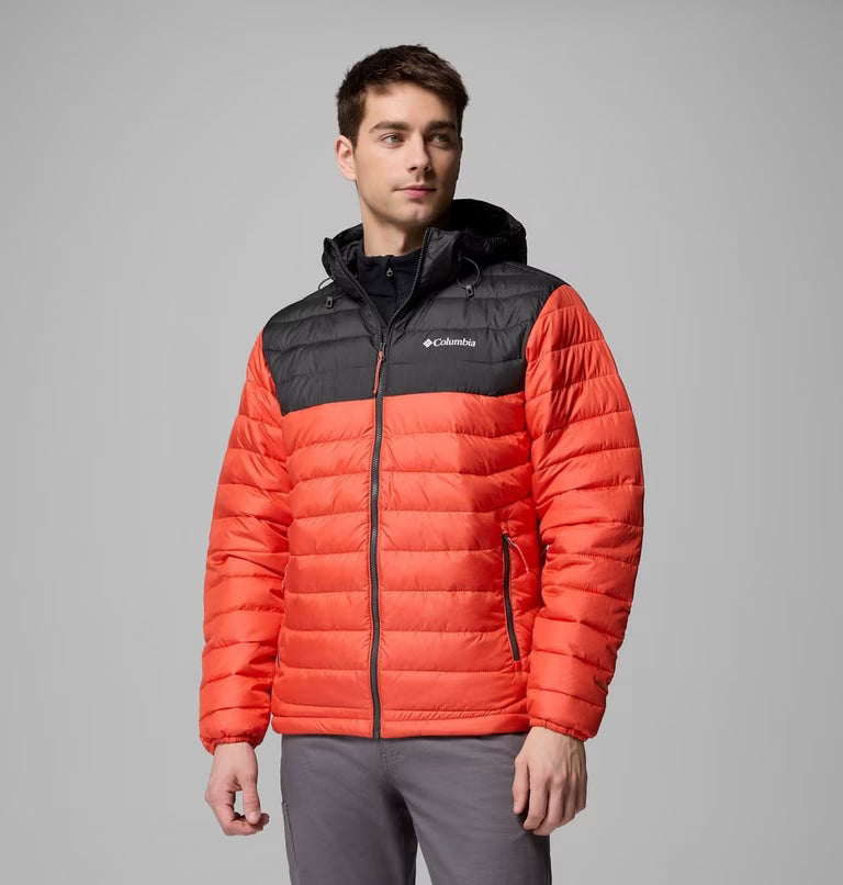 Men’s Powder Lite™ II Hooded Insulated Jacket Orange
