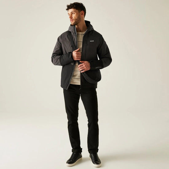 Men's Highton Stretch Padded Jacket | Ash/Black